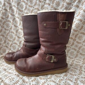 UGG Women's Brown Leather Boots